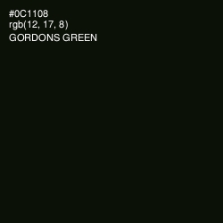 #0C1108 - Gordons Green Color Image
